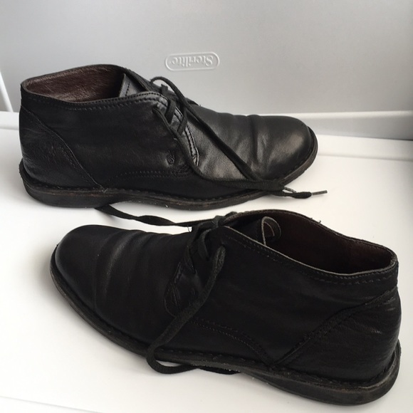 John Varvatos leather booties loafers moccasins